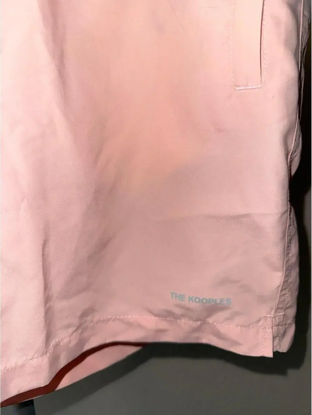 The Kooples Men’s Swim Trunks Pink 5” Inseam Mesh Lined XL NWT Drawstring Summer